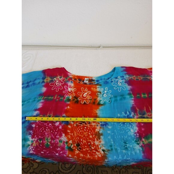 India Boutique Women’s Coverup‎ Free Size Multicolor Embroidery Bohemian Beachy - Picture 12 of 15